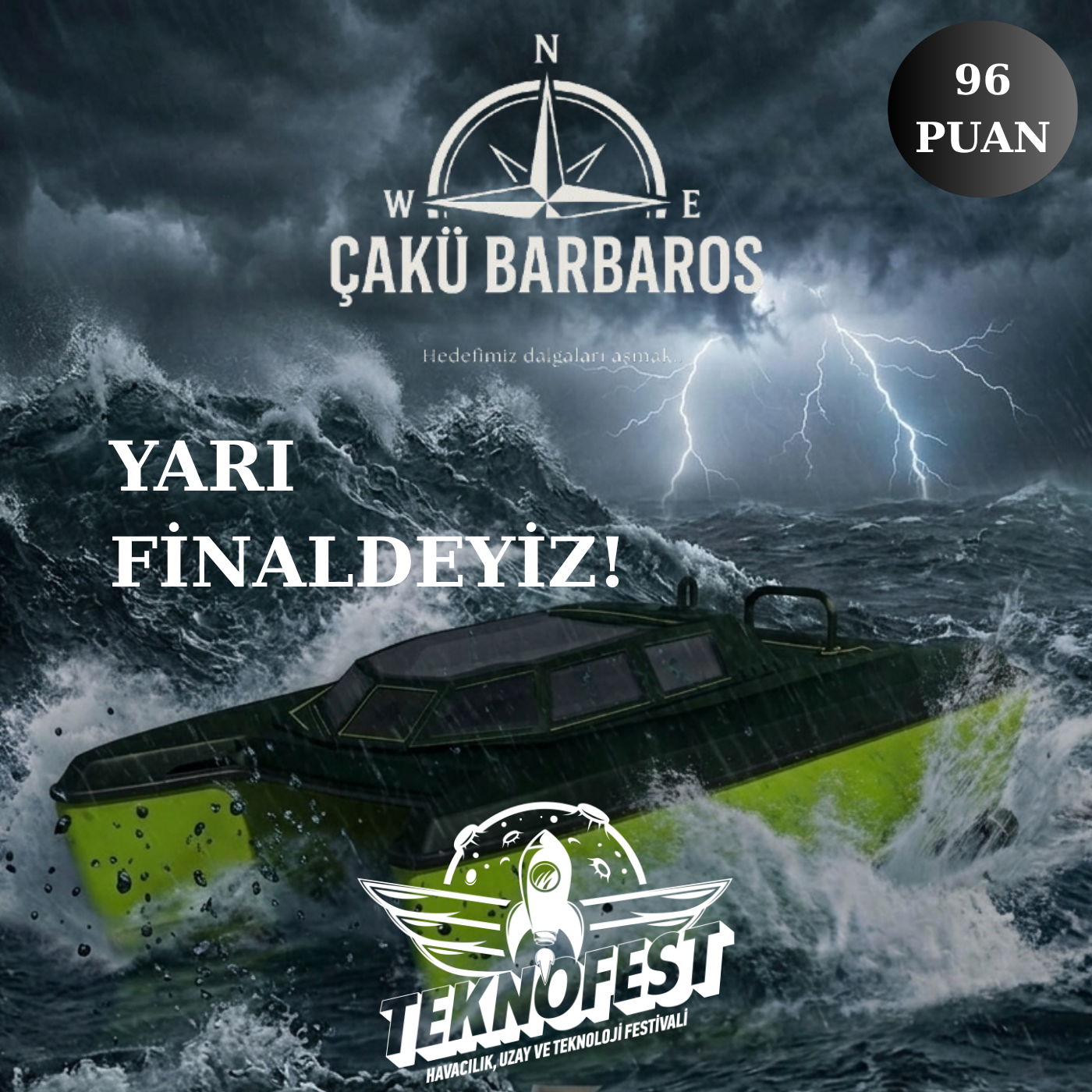 YARI FİNALDEYİZ!